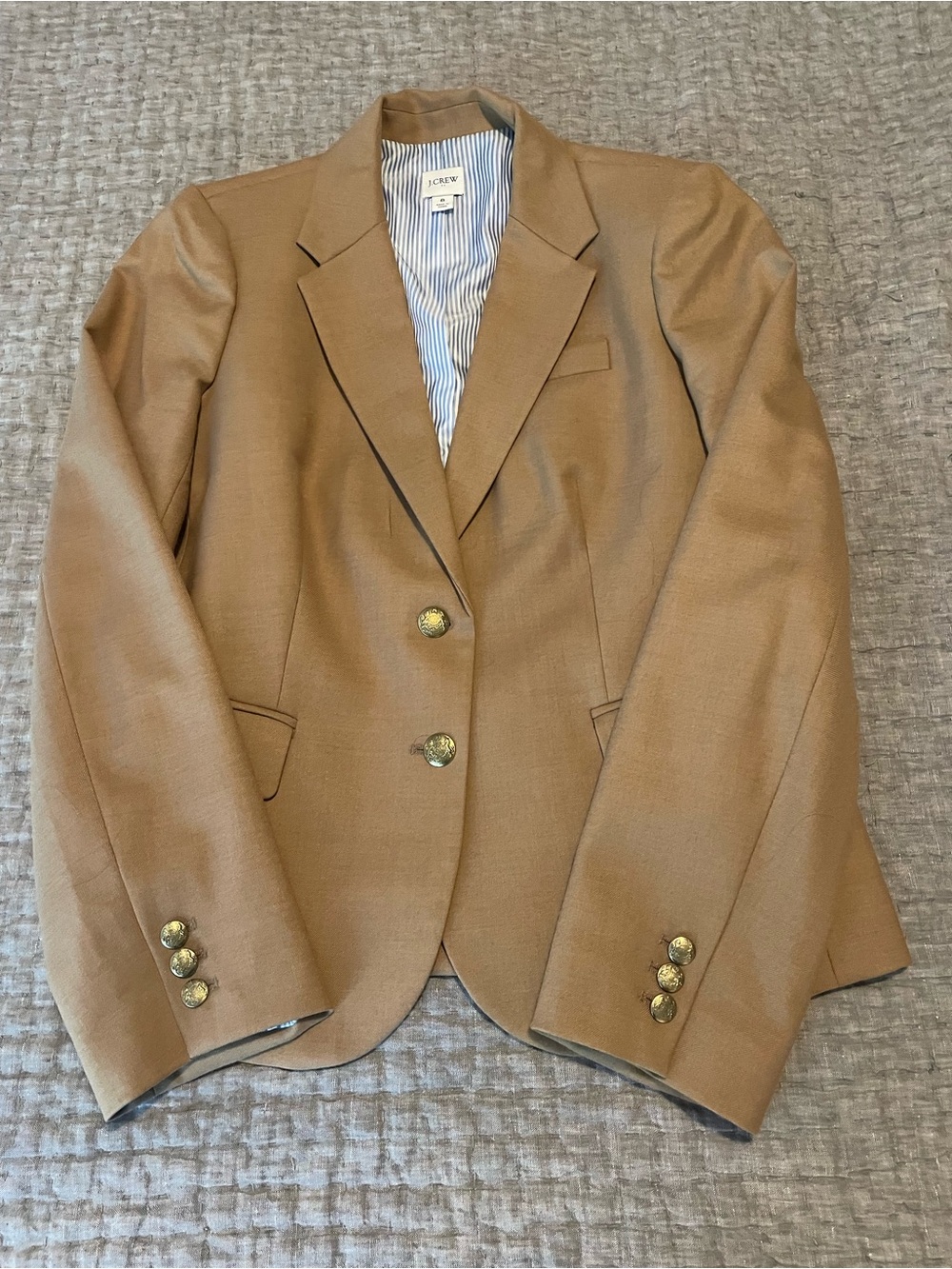 J. Crew Women's Camel Blazer Jacket 8